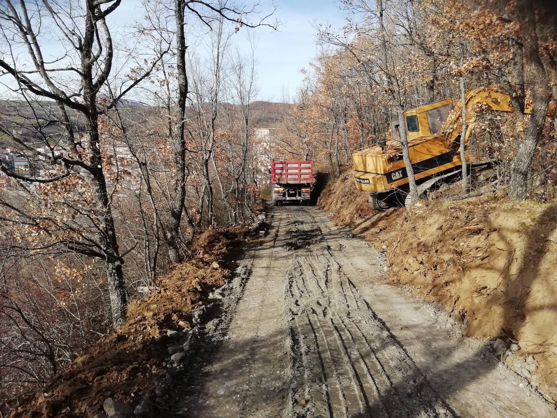 realizzazione nuova strada strada - Calvello - Potenza